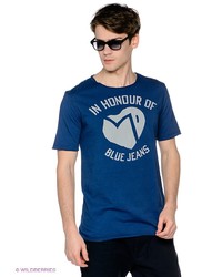 Мужская темно-синяя футболка от Meltin Pot