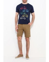 Мужская темно-синяя футболка от Merc