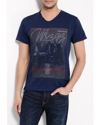 Мужская темно-синяя футболка от Mezaguz