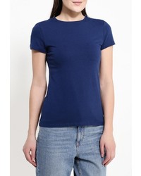 Женская темно-синяя футболка от Modis