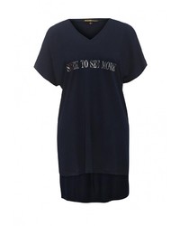 Женская темно-синяя футболка от Modis