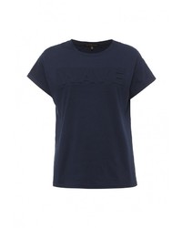 Женская темно-синяя футболка от Modis