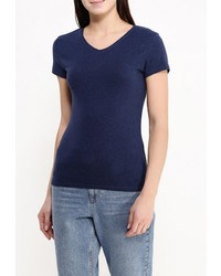 Женская темно-синяя футболка от Modis