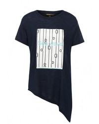 Женская темно-синяя футболка от Modis