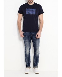 Мужская темно-синяя футболка от Napapijri