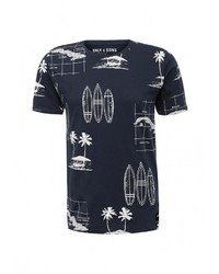Мужская темно-синяя футболка от Only &amp; Sons