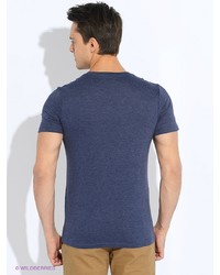 Мужская темно-синяя футболка от Oodji