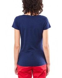 Женская темно-синяя футболка от Q/S designed by