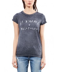 Женская темно-синяя футболка от Q/S designed by