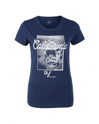 Женская темно-синяя футболка от Q/S designed by