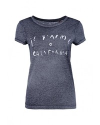 Женская темно-синяя футболка от Q/S designed by