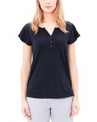 Женская темно-синяя футболка от s.Oliver