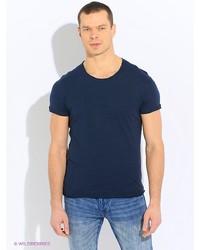 Мужская темно-синяя футболка от Sisley