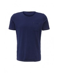 Мужская темно-синяя футболка от Sisley