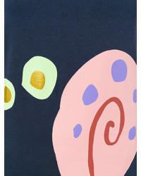 Женская темно-синяя футболка от Peter Jensen