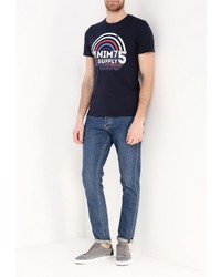 Мужская темно-синяя футболка от Solid