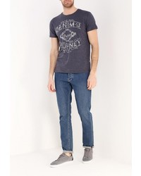 Мужская темно-синяя футболка от Solid