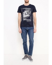 Мужская темно-синяя футболка от Solid