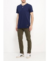 Мужская темно-синяя футболка от Solid