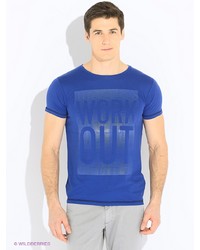 Мужская темно-синяя футболка от SPRINGFIELD