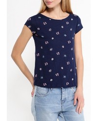 Женская темно-синяя футболка от SPRINGFIELD