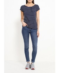 Женская темно-синяя футболка от SPRINGFIELD