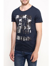 Мужская темно-синяя футболка от Strellson