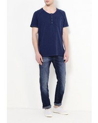 Мужская темно-синяя футболка от Strellson