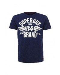 Мужская темно-синяя футболка от Superdry