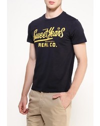 Мужская темно-синяя футболка от Sweet years