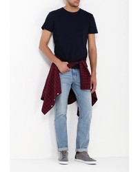 Мужская темно-синяя футболка от Tom Farr