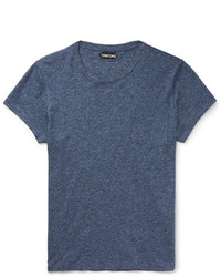 Мужская темно-синяя футболка от Tom Ford