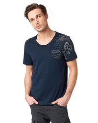 Мужская темно-синяя футболка от Tom Tailor