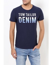 Мужская темно-синяя футболка от Tom Tailor Denim