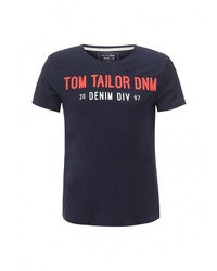 Мужская темно-синяя футболка от Tom Tailor Denim