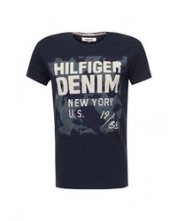 Мужская темно-синяя футболка от Tommy Hilfiger Denim