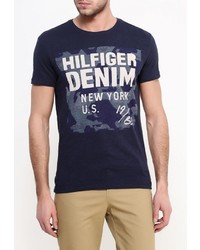 Мужская темно-синяя футболка от Tommy Hilfiger Denim