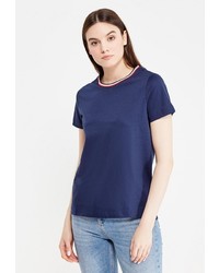 Женская темно-синяя футболка от Tommy Hilfiger