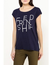 Женская темно-синяя футболка от Top Secret