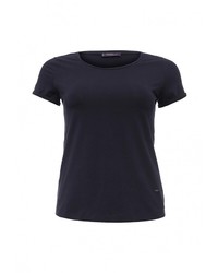 Женская темно-синяя футболка от Violeta BY MANGO