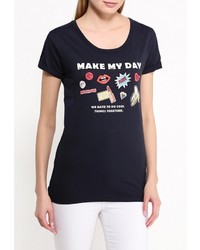 Женская темно-синяя футболка от Спартак