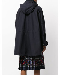 Женская темно-синяя хлопковая парка от Sacai