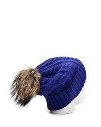 Женская темно-синяя шапка от Fete