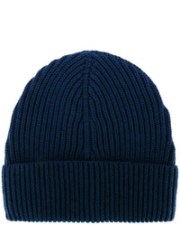 Мужская темно-синяя шапка от Maison Margiela