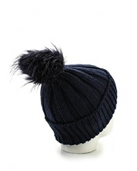 Женская темно-синяя шапка от Topshop