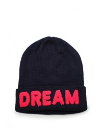 Женская темно-синяя шапка