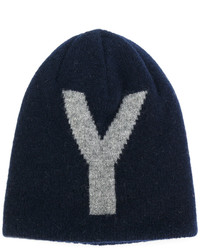 Женская темно-синяя шапка от Y's