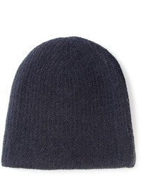 Женская темно-синяя шапка