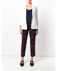 Женская темно-синяя шелковая майка от Joseph