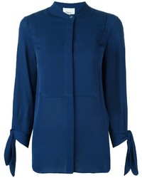 Женская темно-синяя шелковая рубашка от 3.1 Phillip Lim